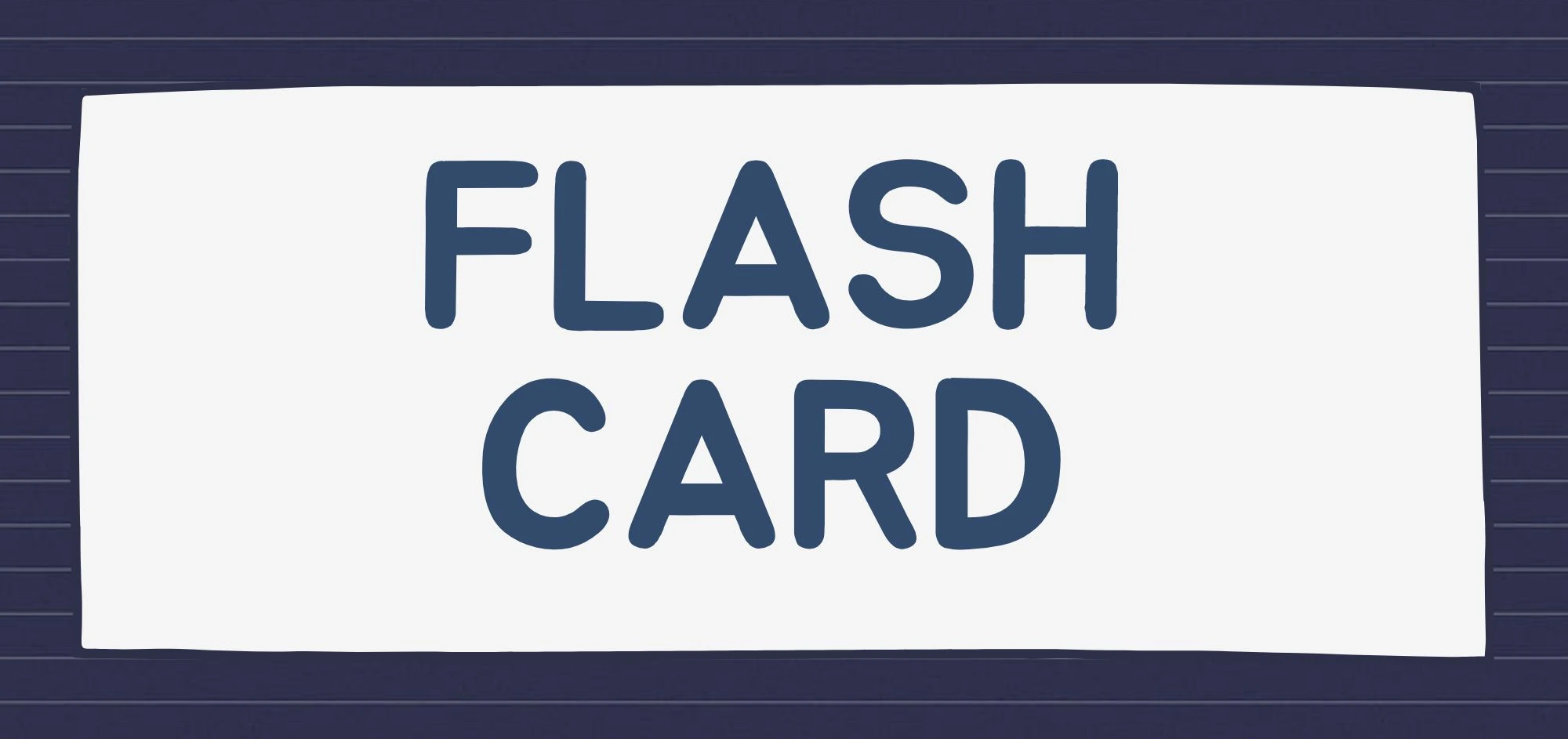 Flashcard page